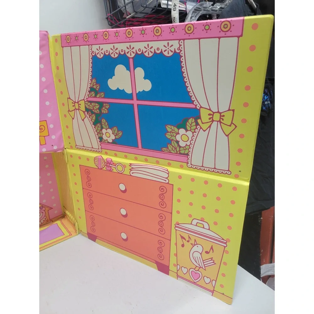 Vintage 1977 Mattel Baby Tender Love Nursery Vinyl Dollhouse Carrying Case Trunk